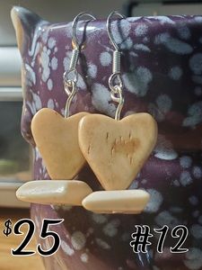 Buffalo Bone Earrings